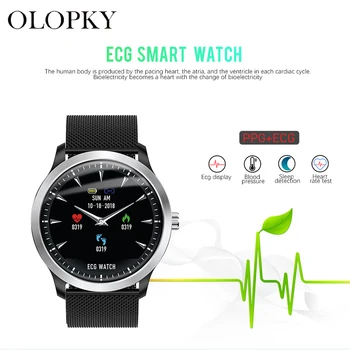 

New ECG + PPG Smart Watch Men IP67 Waterproof Sport Fitness Watch Heart Rate Monitor Sleep Tracker Smartwatch For IOS Android