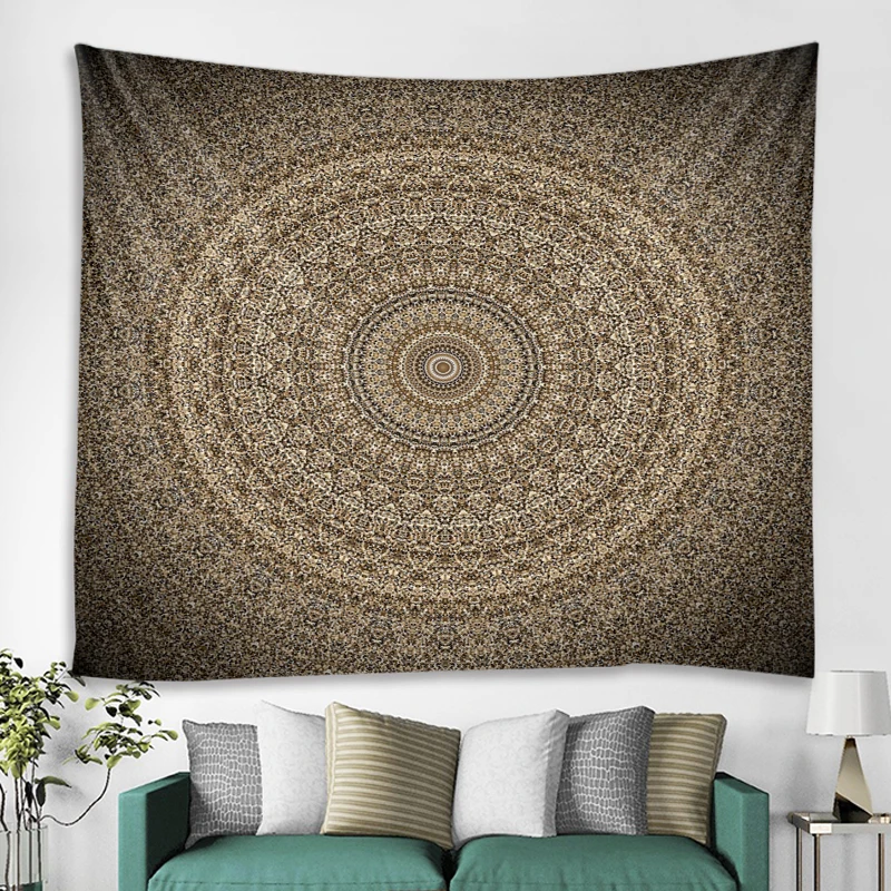 

Mandala Tapestry Bohemian Hippie Background Wall Mounted Tapestry Office Home Decor Big Blanket