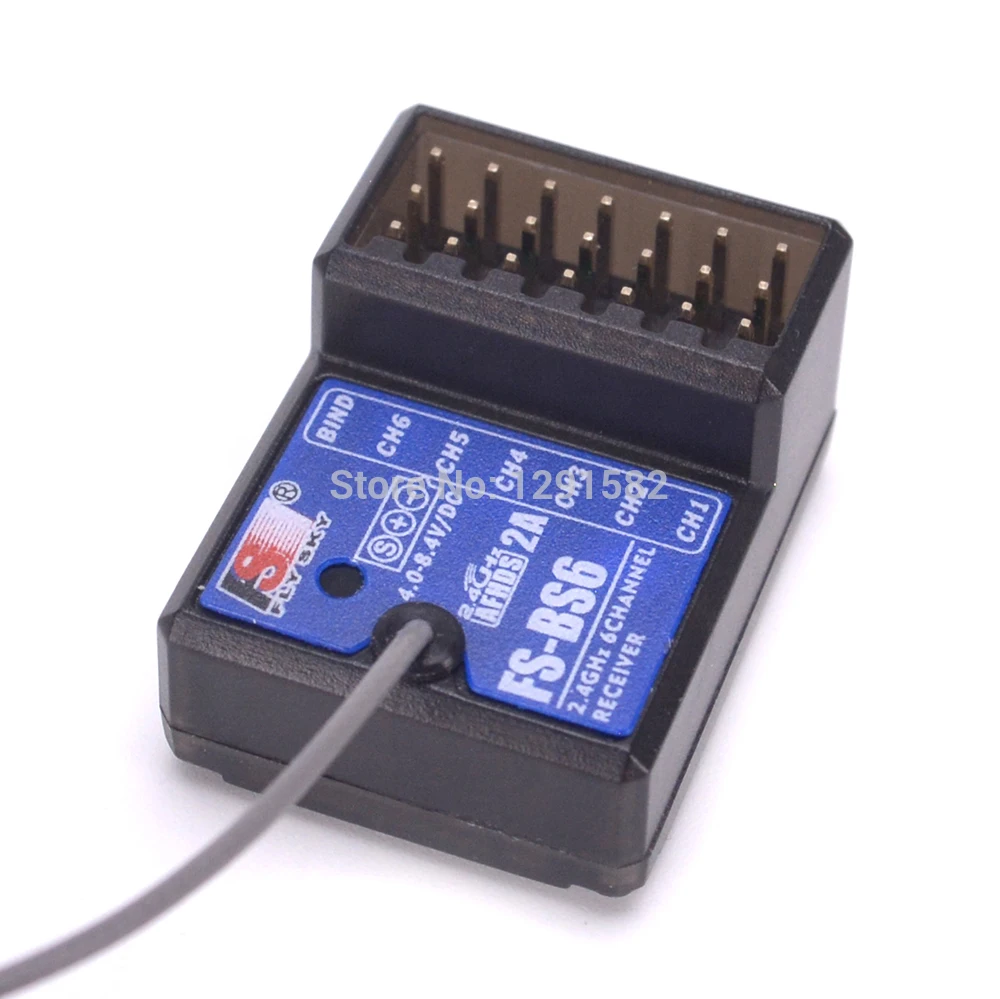 

Hot 2.4G FS-BS6 6CH Receiver Built-in Gyro Fail-Safe for Flysky FS GT5 FS-GT5 Transmitter transmitter RC Car parts