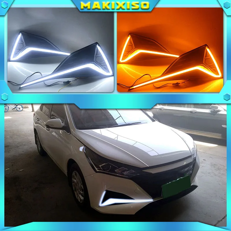 Led Drl Daytime Running Light Fog Lamp 12v Car Running Lights For