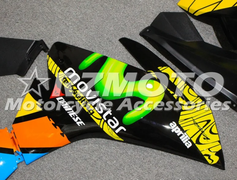 Injection Mold New ABS Fairings kit Fit for Aprilia RSV4 1000 2009- 09 10 11 12 13 14 Custom Free yellow black