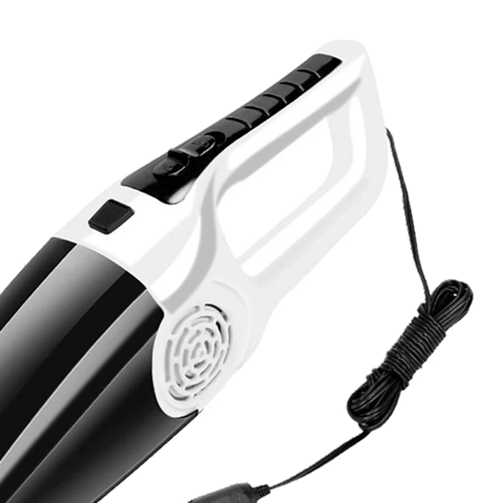 Car Vacuum Cleaner with LED Light, DC12-Volt Wet/Dry Portable Handheld Auto Vacuum Cleaner for Car, 5 Meters Cord