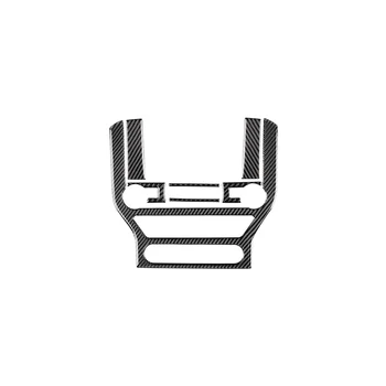 

7pcs Center panel trim Set For Ford Mustang 2015-2019 Black Interior Carbon Fiber GPS