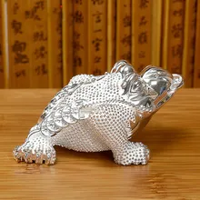 Стерлинговое серебро 999 жаба чай домашнее животное украшение бутик чайный набор аксессуары Lucky Золотая жаба Подарочная коллекция