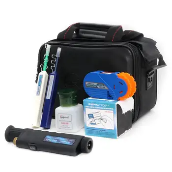 

8 In 1 Orientek TCI-8E FTTH Optic Tool Kit Fiber Inspection Microscope+Optical Power Meter+VFL+Cleaner Cassette FEDEX Shipping