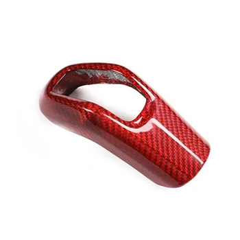

Car Gear Shift Knob Cover Red Front Accessory Replacement Protector New