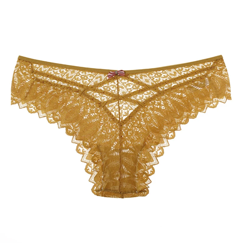 thumbnail image 1 of Felinus-bragas de encaje para mujer, ropa interior Sexy de cintura baja, calada, lencería cómoda sólida, 1 of 5