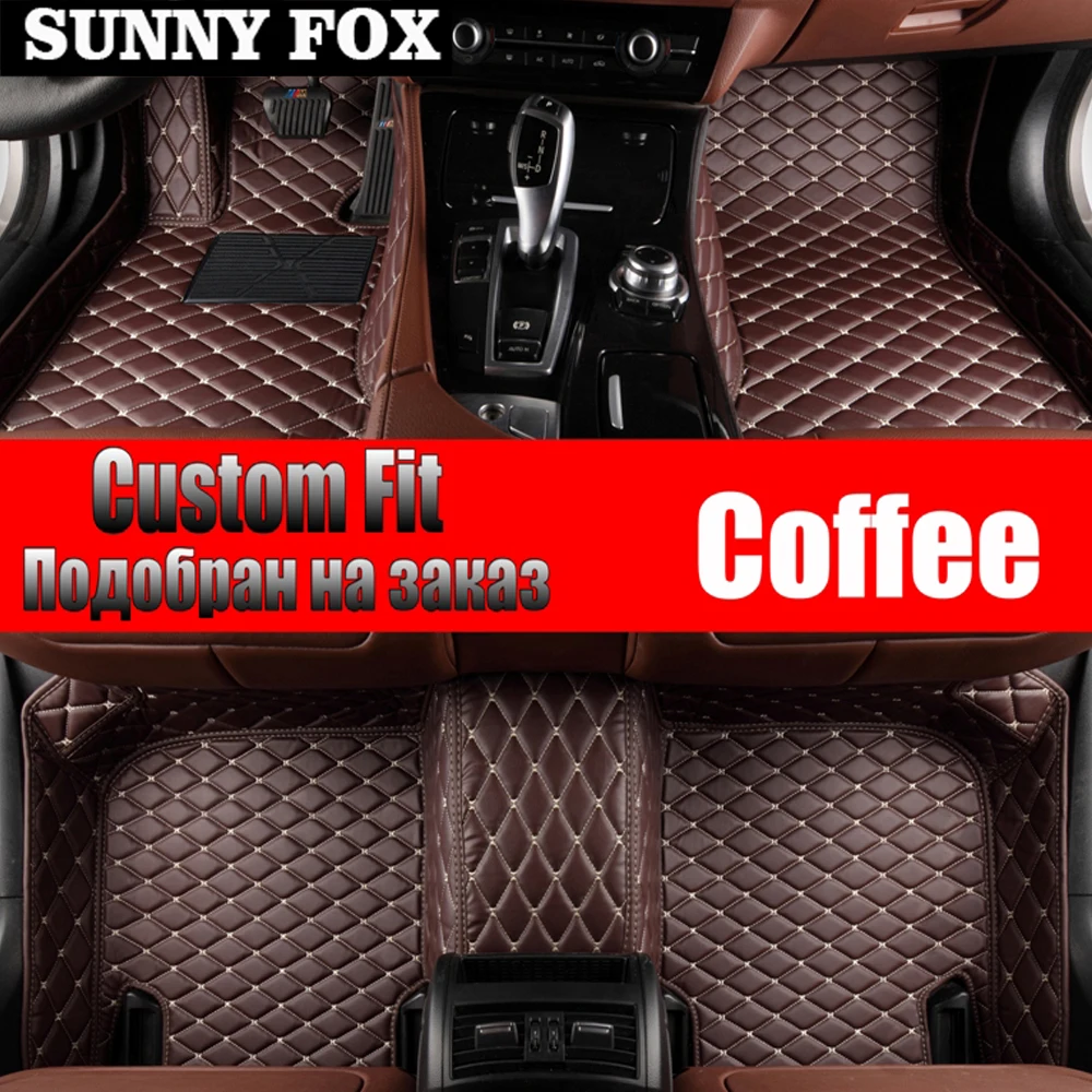 SUNNY FOX car floor mats for Mitsubishi Lancer Galant ASX Pajero sport V73 styling all weather carpet linerSUNNY c | Автомобили и