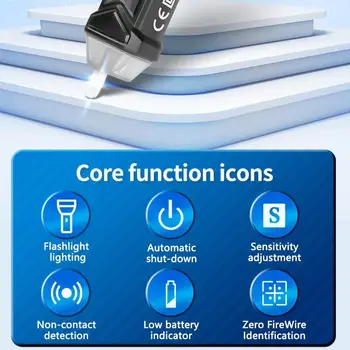 

ANENG AC1010 Intelligent Non-contact Pen Alarm AC Voltage Pen Display Adjustable Contactless LCD Induction Sensitivity G6H1
