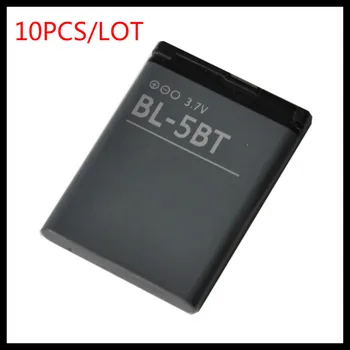 

10PCS/LOT battery BL-5BT BL5BT Mobile phone Battery For Nokia 2608 2600c 7510a 7510s N75 BATTERY 5BT