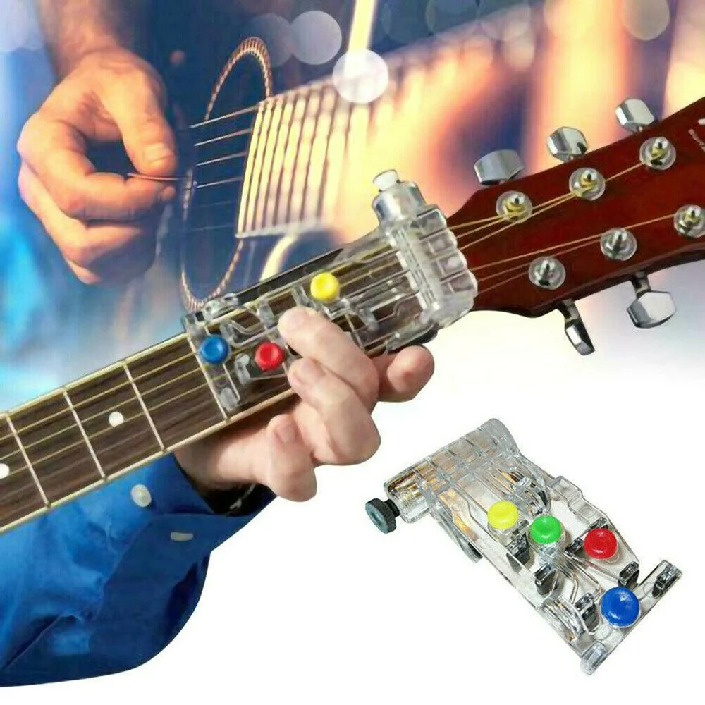 

Guitar Assistant Chord Buddy Teaching Anti-Pain Finger Cots Aid Guitar Learning System Teaching Aid For Guitar Beginner Learning