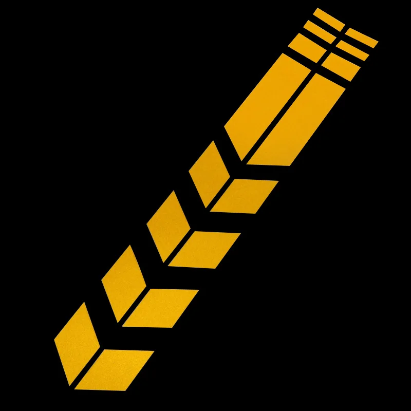 orange motorcycle sticker