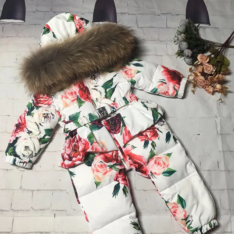 Snownsuit зимняя куртка детские куртки детский комбинезон зимний костюм для девочек и мальчиков нижний пуховик комбинезон лыжный костюм верхняя одежда