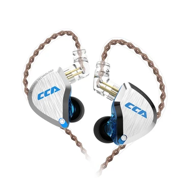 

CCA C12 In-Ear 3.5mm Wired Moving Iron Headphones 12-Unit Monitoring Level Noise Reduction HIFI Headphones for Phones