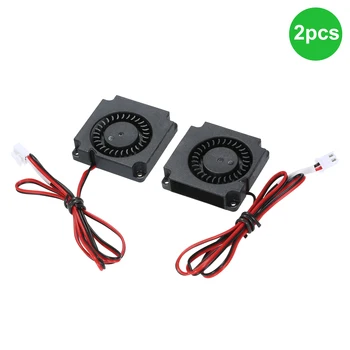 

Aibecy 2pcs Blower Fan Brushless Cooling Fan 2 Wire with 2 Pin Terminal For Anet ET4 ET4X 3D Printer Parts Extruder Hotend