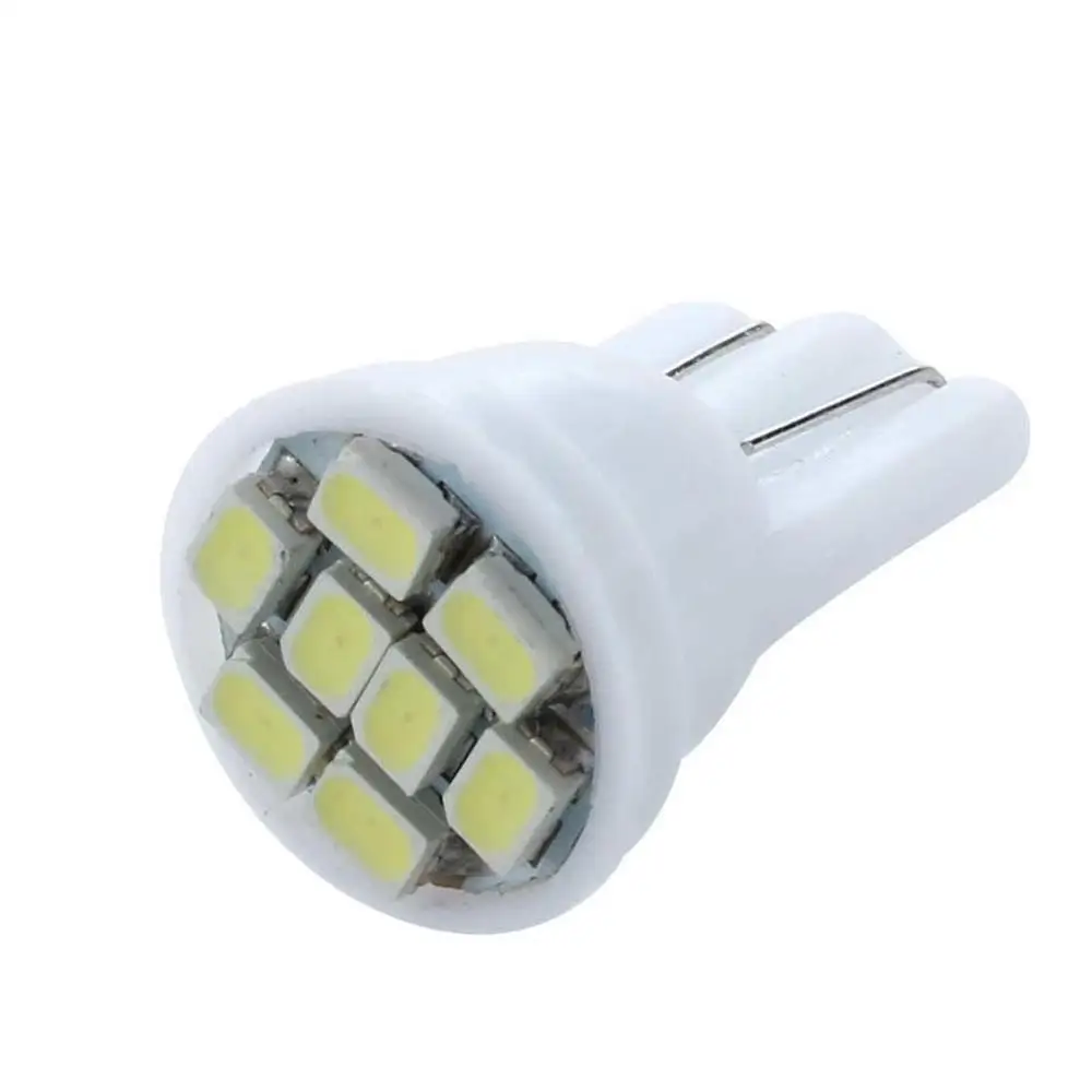10 шт. T10 1206 8SMD клиновидная Светодиодная панель белый красный синий зеленый желтый