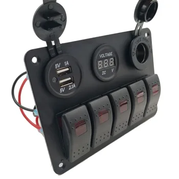 

ON-OFF Switch Panel 12V-24V Car Boat Marine Truck Universal Waterproof