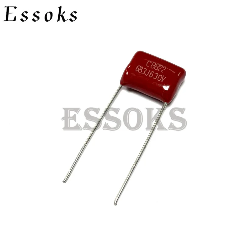 10 шт. 630V683J 0 068 мкФ шаг мм 68NF 630V 683 683J CBB полипропиленовый пленочный конденсатор |