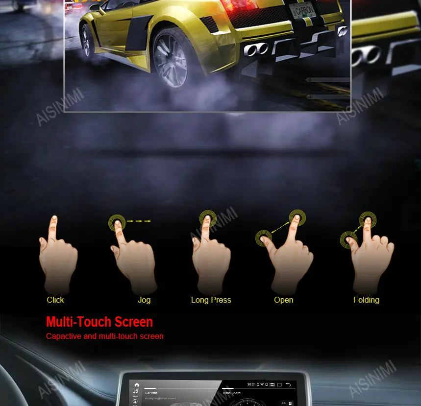 Excellent AISINIMI Android 9.0 PX6 Car Dvd Navi Player FOR For BMW X1 F48 (2016-2017) Original NBT System audio gps stereo auto all in one 6