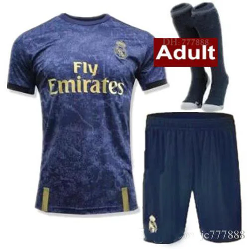 Бесплатно плюс 13 патчей Реал Мадрид взрослый костюм носки футбольные Джерси дом вдали 3RD Hazard ISCO MODRIC футбольная рубашка - Цвет: customize9