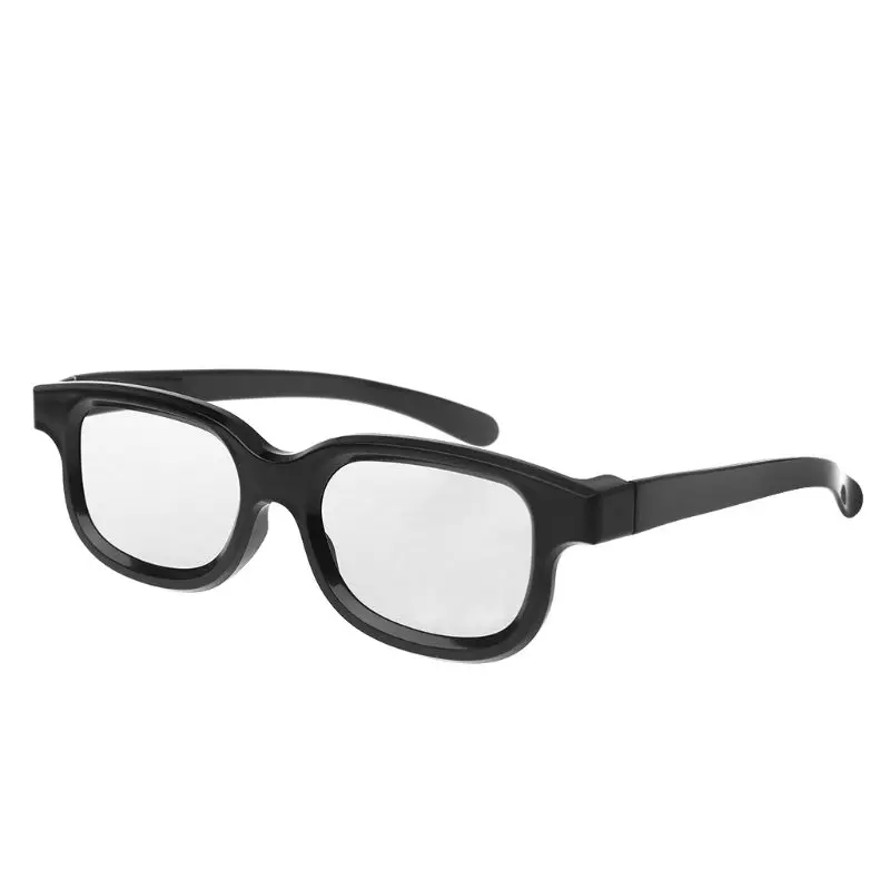 Круговые поляризованные Пассивные 3D стерео очки черные для tv Real D IMAX кинотеатры|3D