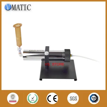 

Free Shipping 12Oz Stainless Steel Cartridge Dispensing Syringe With Wood Stand For Glue/Liquid Dispenser