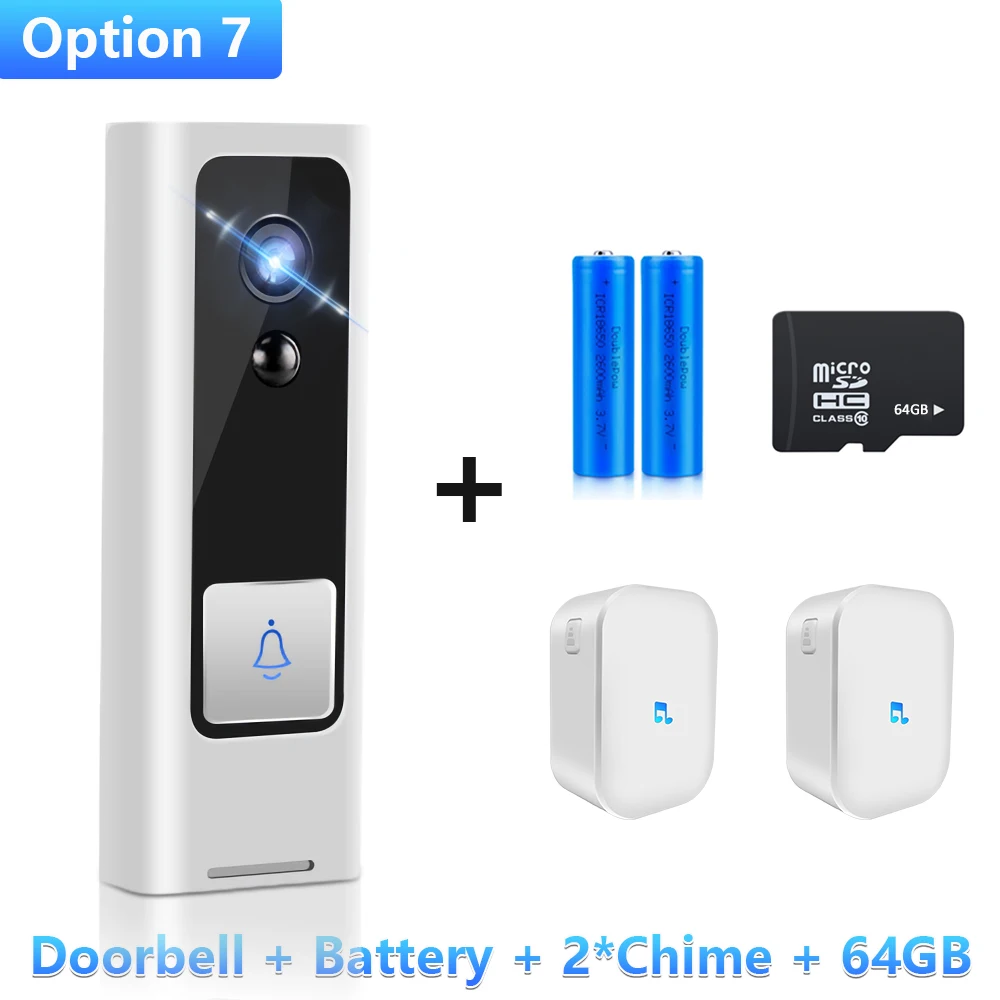 in home intercom music systems Smart Video Doorbell Camera WiFi Wireless Door Phone Home Door Bell Audio Intercom Security Camera PIR Motion Alarm Baby Monitor intercom screen Door Intercom Systems