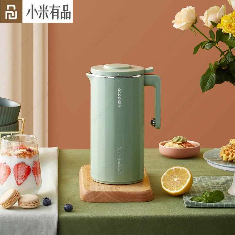 Youpin 220V Soymilk Maker Machine Electric Juicer Blender Automatic Heatable Soya-Bean Milk Rice Paste Maker Free-filter