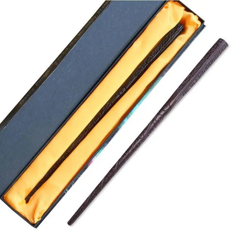 Colsplay potter Wand Волшебный металл/Железный сердечник старая волшебная палочка элегантная лента упаковка подарочной коробки - Цвет: Светло-серый