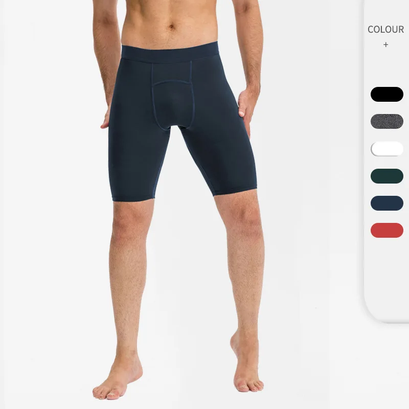 New Men Quick Dry Running Short Mens Compression Running Tights High Elasticity Gym Fitness Sport Shorts Leggings Male Underwear