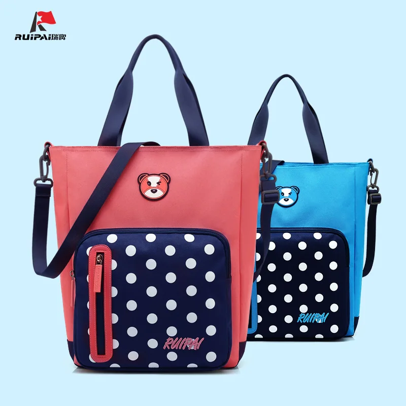 

Rui pai Young STUDENT'S bu xi dai Learning Bag Portable Children Cute Makeup Missed Lessons Bag Shoulder Bag mei shu dai Hand Sc