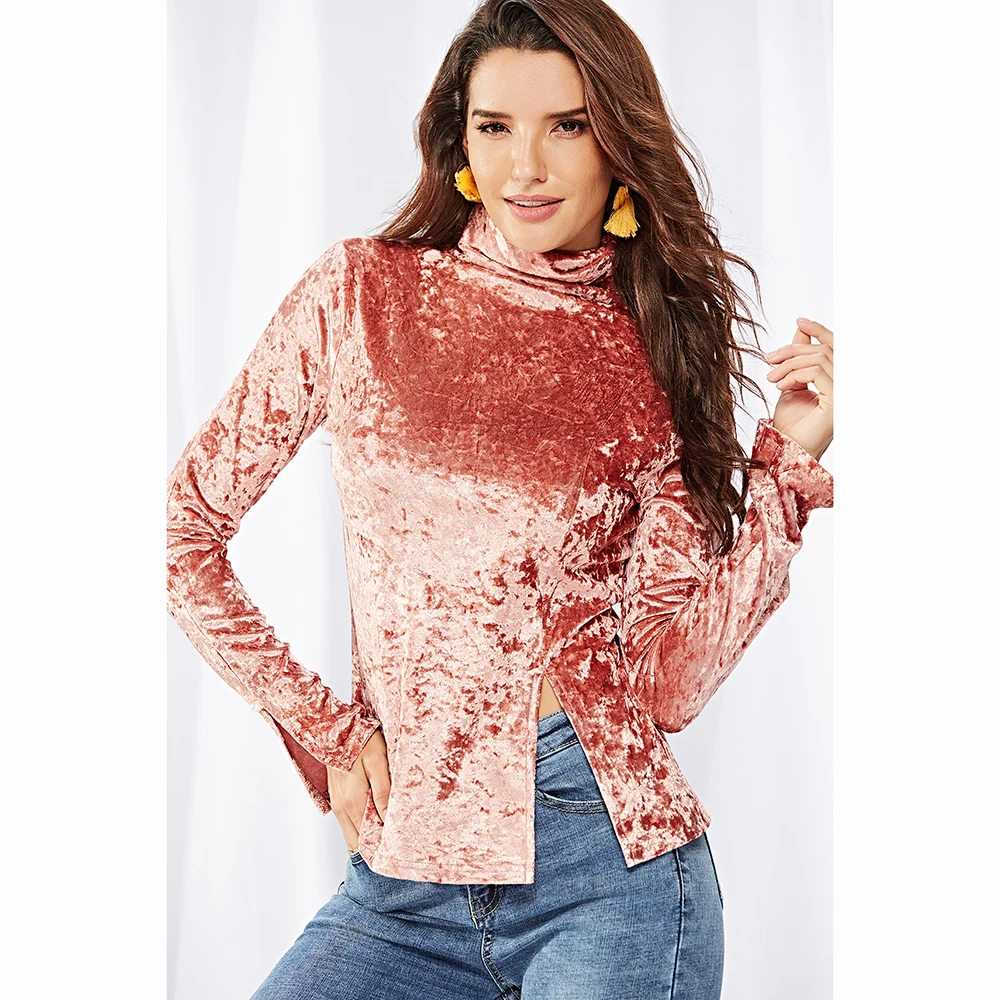 

Hot Sale 2019 Autumn And Winter Casual Women's High Collar Hoodie Full Regular O-neck Fleece Ms Cotton-padded Clothes Bts