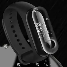 Защитная пленка для экрана для Xiao Mi Band 3, умный чехол, браслет, полностью незакаленный браслет, защитное стекло, пленка
