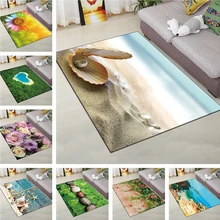 3D красочный цветочный ковер для дома, кухни, двери, спальня гостиная, морской мир, коврики для прихожей, гостиной, ванной, мягкий ковер на заказ