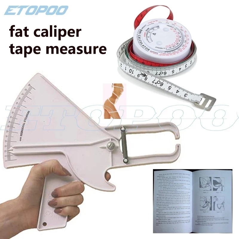 High Qulaity 1.5m Fitness Accurate Body Fat Caliper Measuring Body Tape  Ruler Measure Tape Measure White Body Fat Caliper - AliExpress