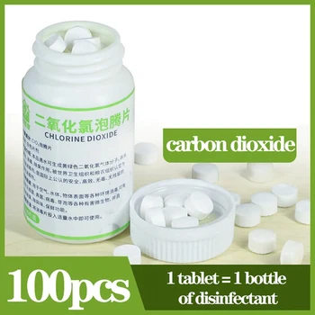 

100Pcs/Bottle Effervescent Spray Cleaner Chlorine Instant Disinfectant Effervescent Tablets Disinfection Cleaning Tool