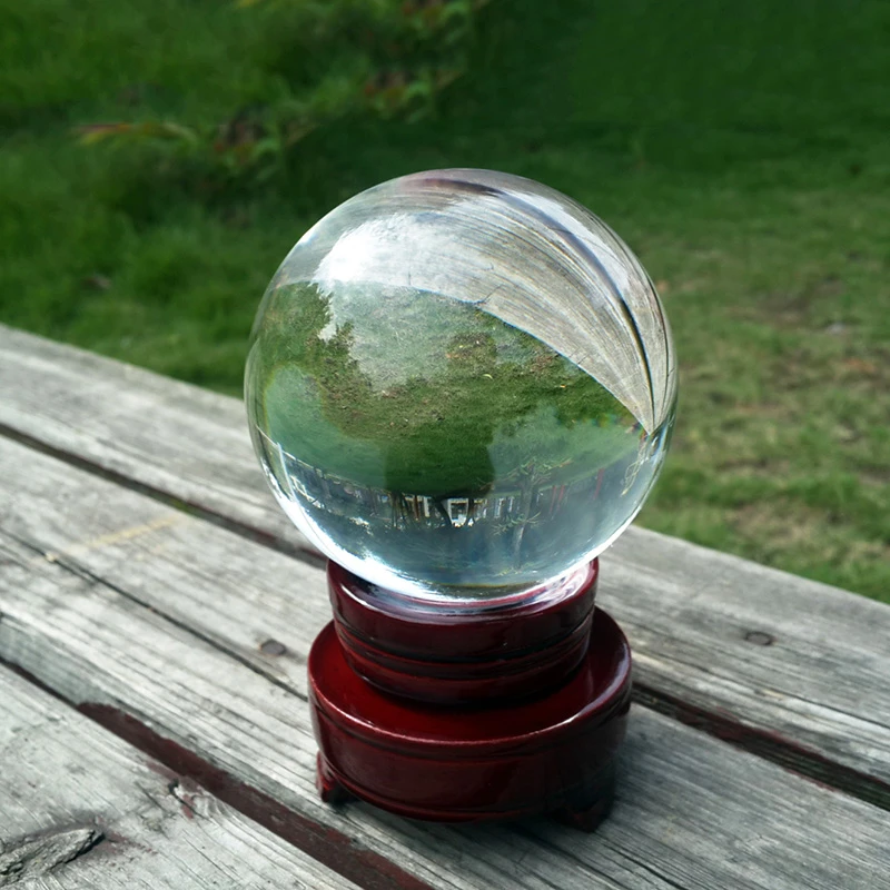透明な水晶玉 80mm 透明 ボール 写真撮影 家の装飾用 Glass Ball Pendant Glass Ball Christmasglass Decor Balls Aliexpress