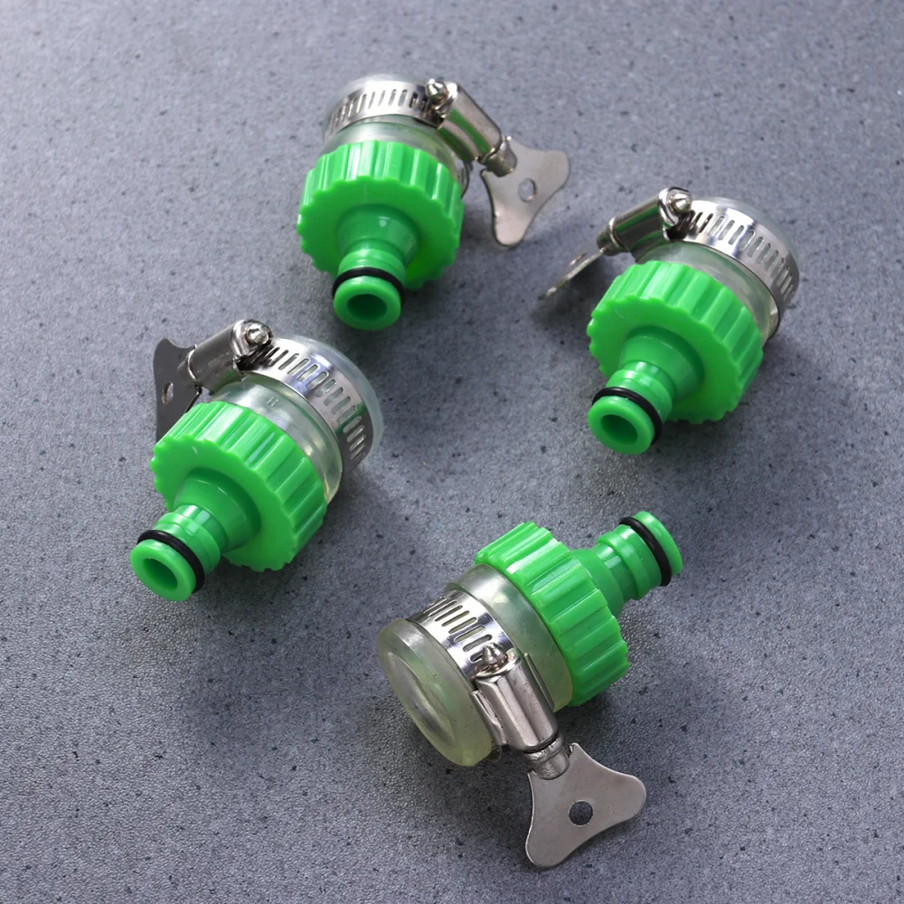 4 Pcs Heavy Duty Adjustable Stainless Steel Worm Gear Hose Clamps