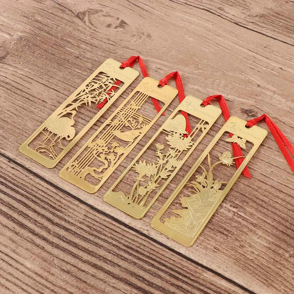 1 шт. в китайском стиле, винтажные изысканные металлические закладки для книги, креативный товар, подарок, канцелярские принадлежности, офисные школьные принадлежности