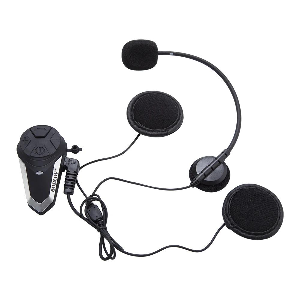 BOBLOV BT-S3 1000 м мотоциклетная домофон гарнитура BT Bluetooth Шлем Интерком Intercomunicador мото гарнитура для внутренней связи FM MP3