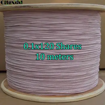 

Cltgxdd 0.1x120 Shares Litz Wire Multi-strand Copper Wire Polyester For Filament Yarn Envelope Envelope 10 Meters