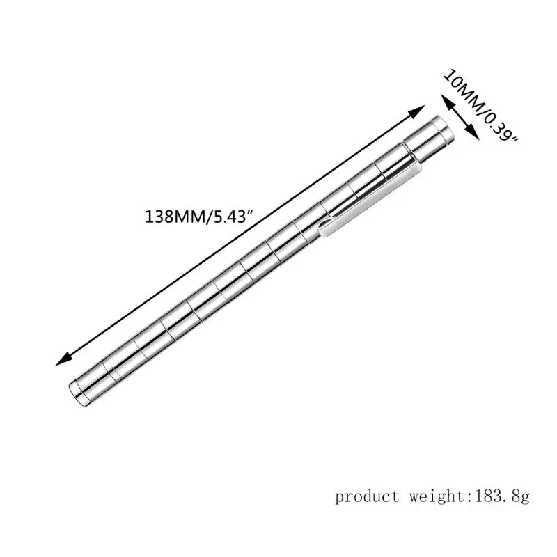 

Magnetic Magic Ballpoint Pen Anti-stress Magnet Metal Ball Toy Holiday Gifts R9UE