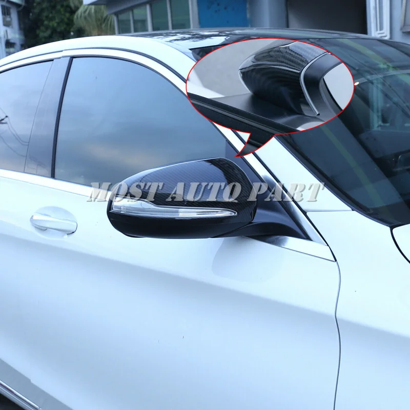 

Крышка зеркала заднего вида из углеродного волокна для Mercedes Benz C Class W205 GLC Class X253 E Class W213 2016-2021