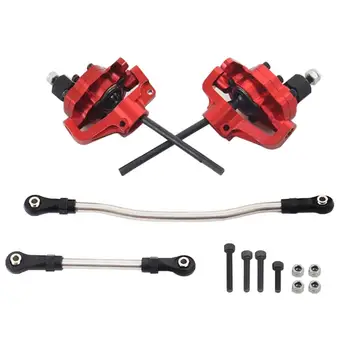 

Portal Axles Upgrade Parts Aluminum Alloy Portal Front Rear Axles Upgrade Parts for SCX10 II 90046