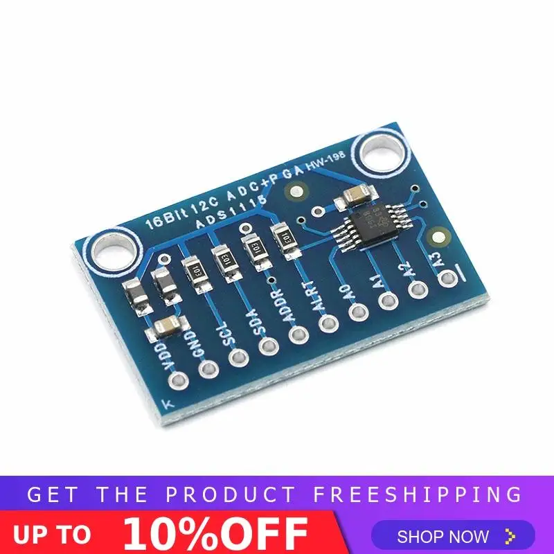 16 бит I2C ADS1115 модуль АЦП 4 канальный DVR с Pro усилитель для Arduino RPi