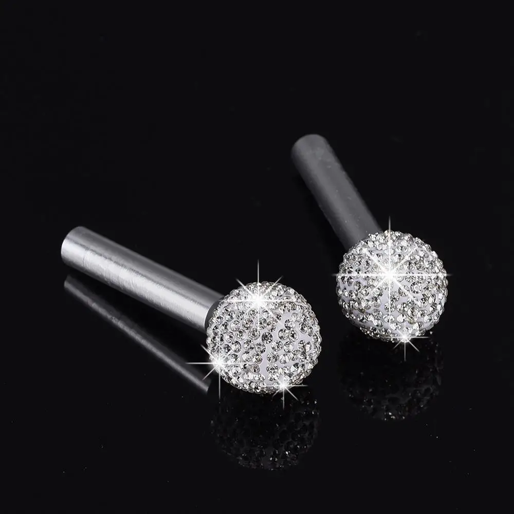 Универсальный автомобильный прицеп интерьерный дверной замок ручка Pull Pins Bling Diamond Авто безопасный замок для двери булавки автомобильные аксессуары