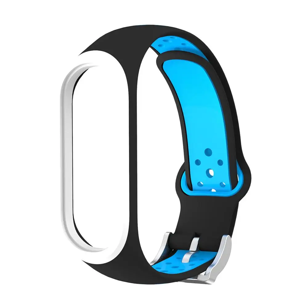 Цветной ремешок для mi band 4 аксессуары сменный силиконовый умного браслета xiaomi