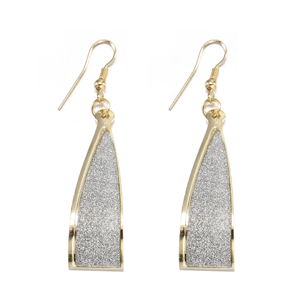 Женские серьги подвески с золотистыми кристаллами Er838|dangle drop earings|dangle earringsdrop dangle