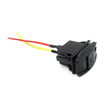 

12V Dual USB Socket Car Charger Power Adapter 3.1A 5V Output With 4 Color LED Light For All Phone Car Styling Accessories