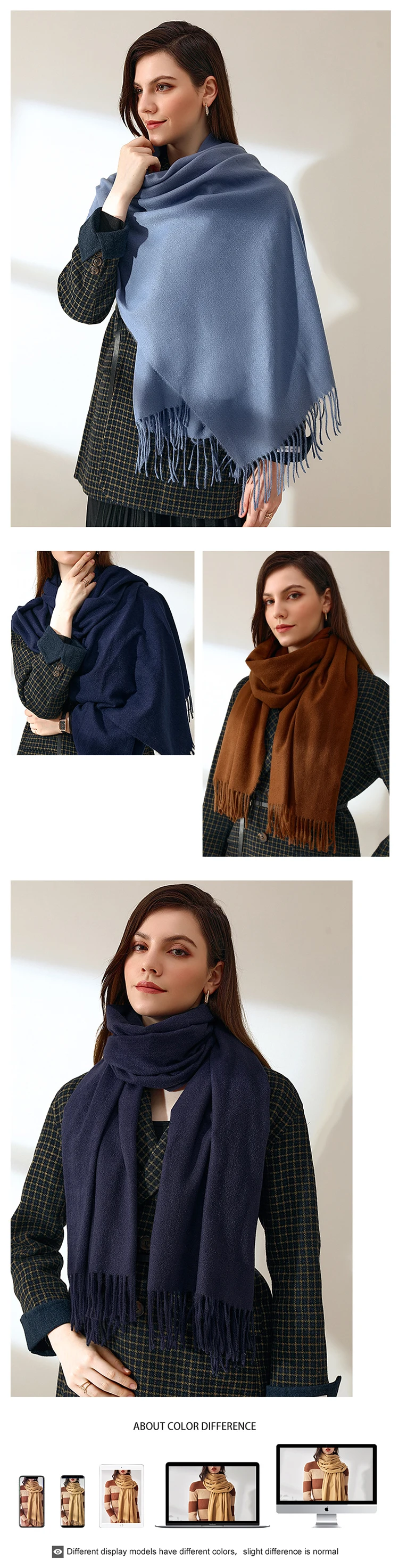 Tassel Wrap Shawl Femme Bandana Stoles Bufandas Foulard Hijab Imitation Cashmere Women Winter Scarf 10 H8097b1f1f1694e069f6663fc03f137c5E